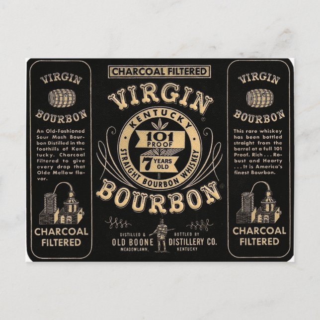 Bourbon Commercial Vykort (Framsida)
