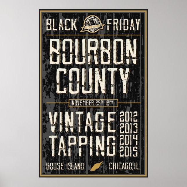 Bourbon County 2016 Poster (Framsidan)