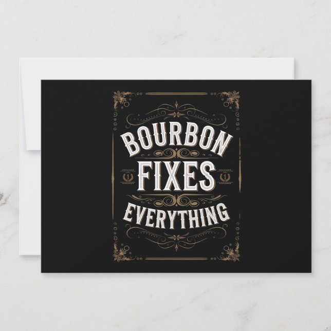 Bourbon Day fixerar allt Inbjudningar (Framsida)