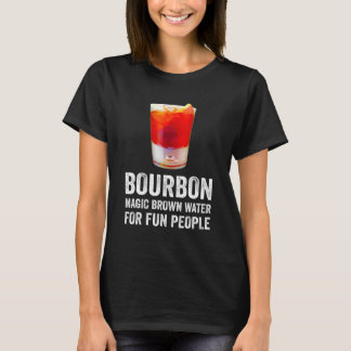 Bourbon Definition Magic Brown Vatten för Roligt P T Shirt