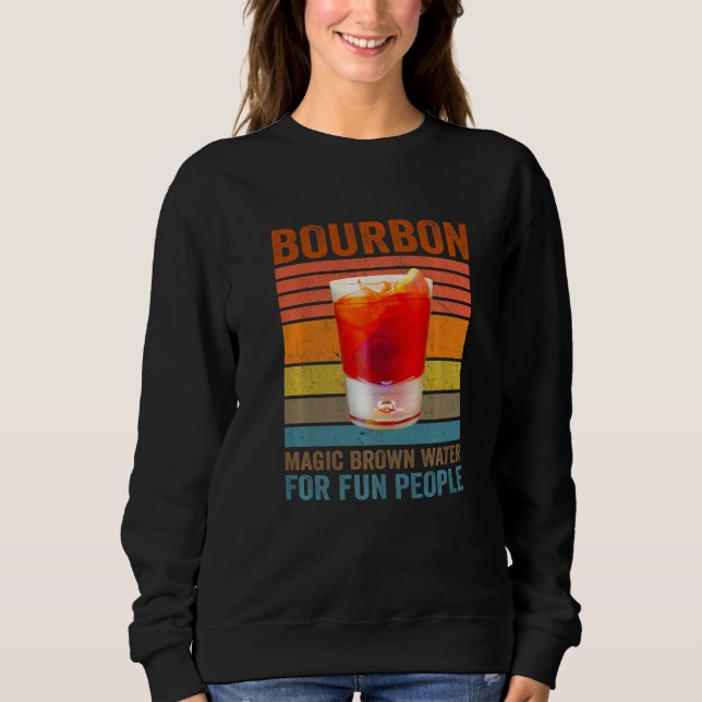 Bourbon Definition Magic Brown Water For Fun Peopl T Shirt (Framsida)