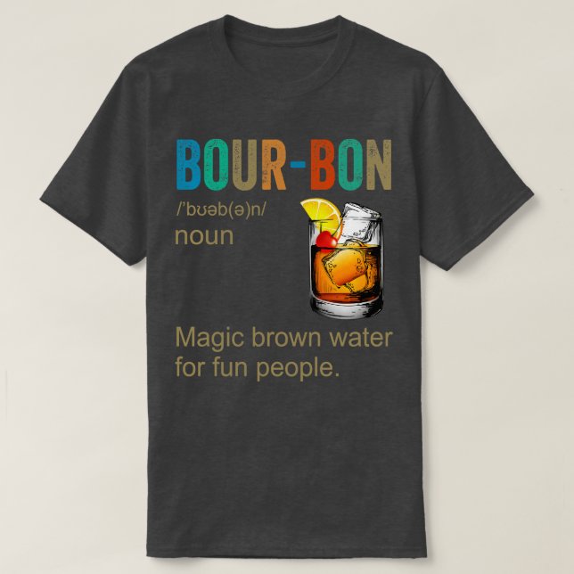 Bourbon Definition T Shirt (Design framsida)