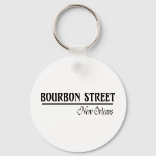 Bourbon gata New Orleans Nyckelring