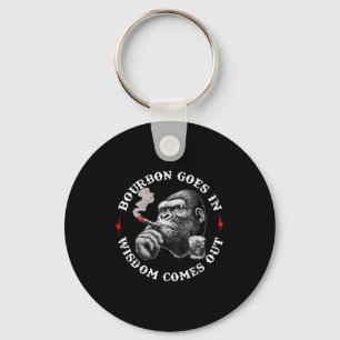 Bourbon Goes in Wisdom kommer ut Monkey Whiskey Lo Nyckelring
