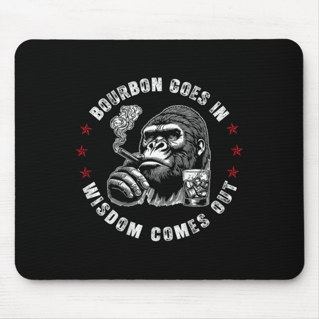Bourbon Goes in Wisdom kommer ut Monkey Whiskey (o Musmatta (Framsidan)