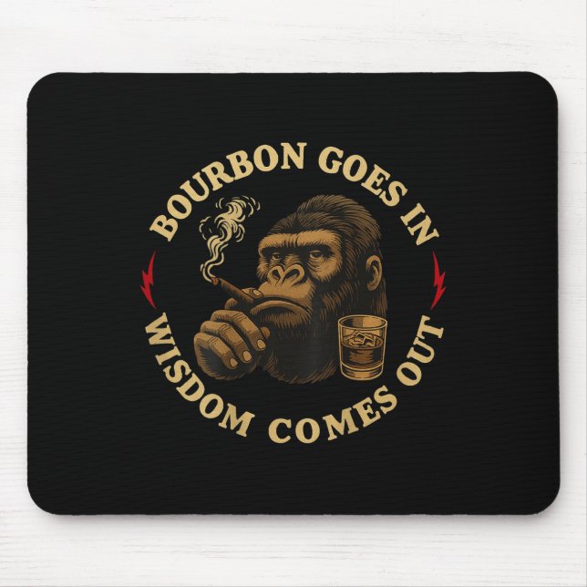 Bourbon Goes in Wisdom kommer ut Monkey Whiskey (o Musmatta (Framsidan)