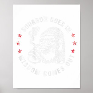 Bourbon Goes in Wisdom kommer ut Monkey Whiskey (o Poster