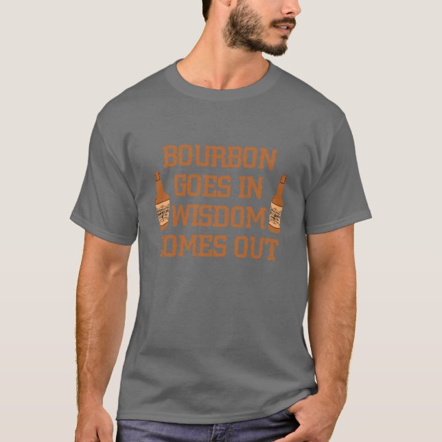 Bourbon kommer in t shirt (Framsida)