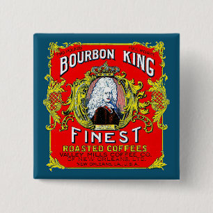 Bourbon Kung finaste rostad kaffe Knapp