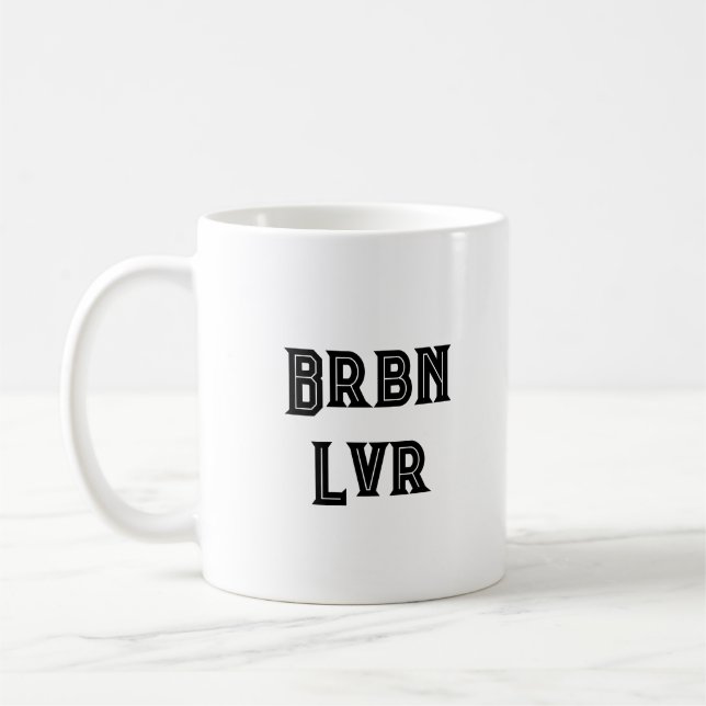 Bourbon lover funny Coffee Mug  Kaffemugg (Vänster)