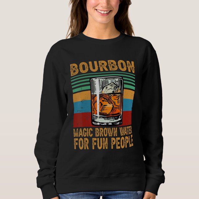 Bourbon Magic Brown Vatten för Roligt People Whisk T Shirt (Framsida)