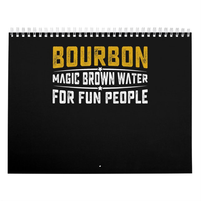 Bourbon Magic Brown Vatten Roligt People - Whiskey Kalender (Omslag)