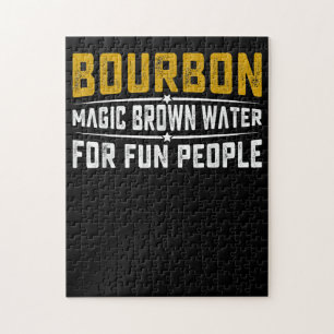 Bourbon Magic Brown Vatten Roligt People - Whiskey Pussel