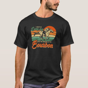 Bourbon Nice Hat Horse Tävla Derby Day 2022 Kentu T Shirt
