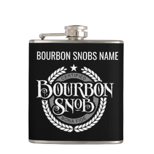 Bourbon Snob - rolig whiskydrickare Fickplunta