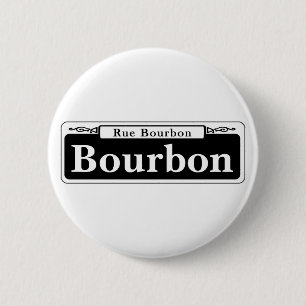 Bourbon St., den New Orleans gatan undertecknar Knapp