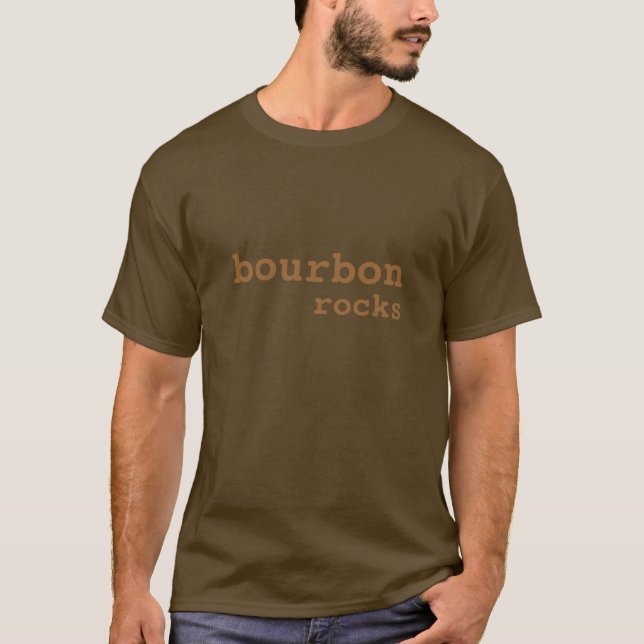 Bourbon - stenar tee shirt (Framsida)