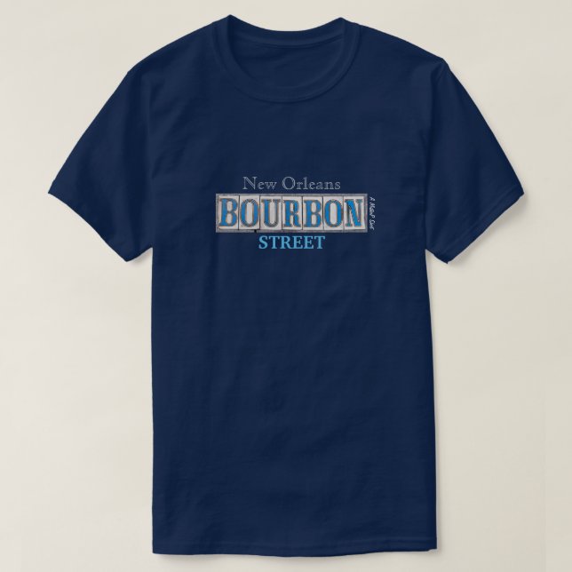 Bourbon Street - A MisterP Shirt T (Design framsida)