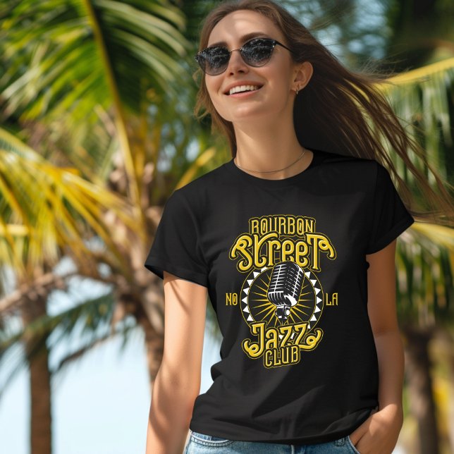 Bourbon Street Jazz Klubb T-Shirt (Skapare uppladdad)