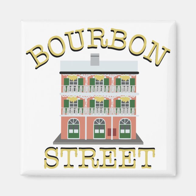 Bourbon Street Magnet (Framsidan)