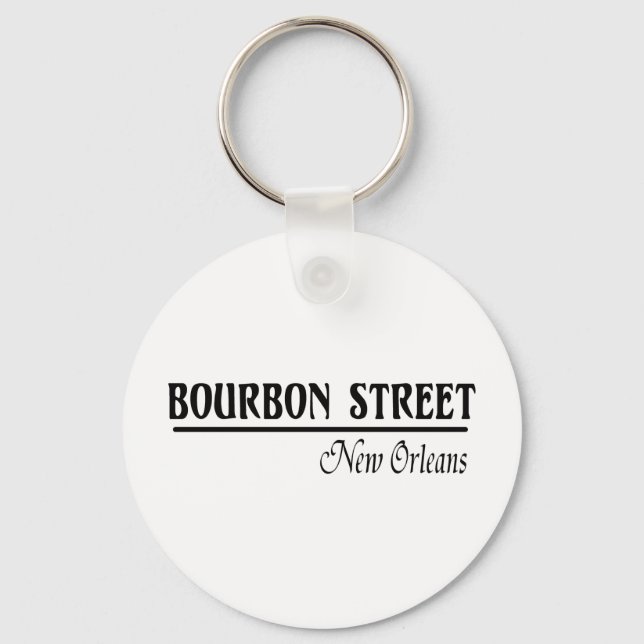 Bourbon Street New Orleans Nyckelring (Framsida)