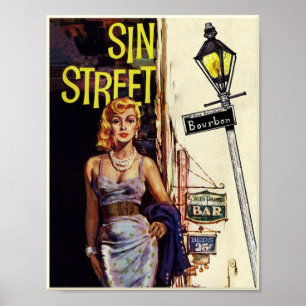 Bourbon Street, New Orleans resepresentant Poster
