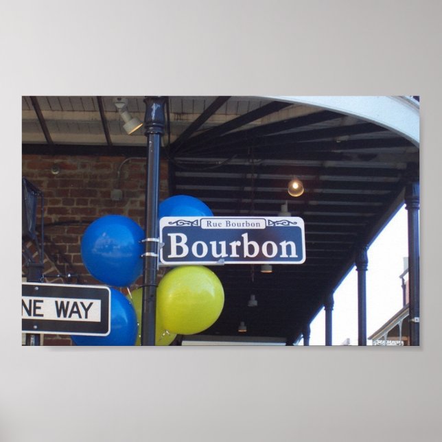 Bourbon Street Poster (Framsidan)