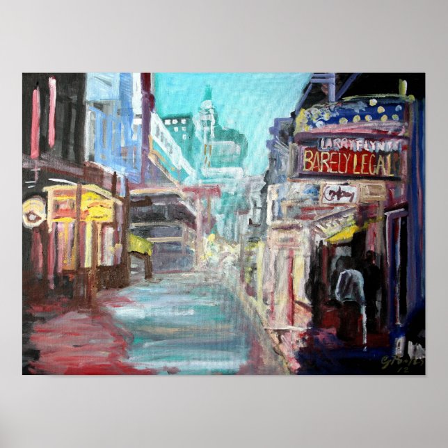 Bourbon Street Poster (Framsidan)