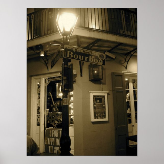 Bourbon Street Poster (Framsidan)