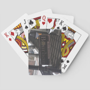Bourbon Street-skyltkort Casinokort