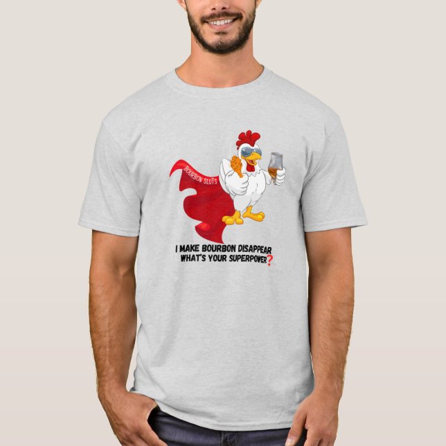 Bourbon Superpower T Shirt (Framsida)