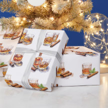 Bourbon-tema presentpapper - Bachelorpresent 