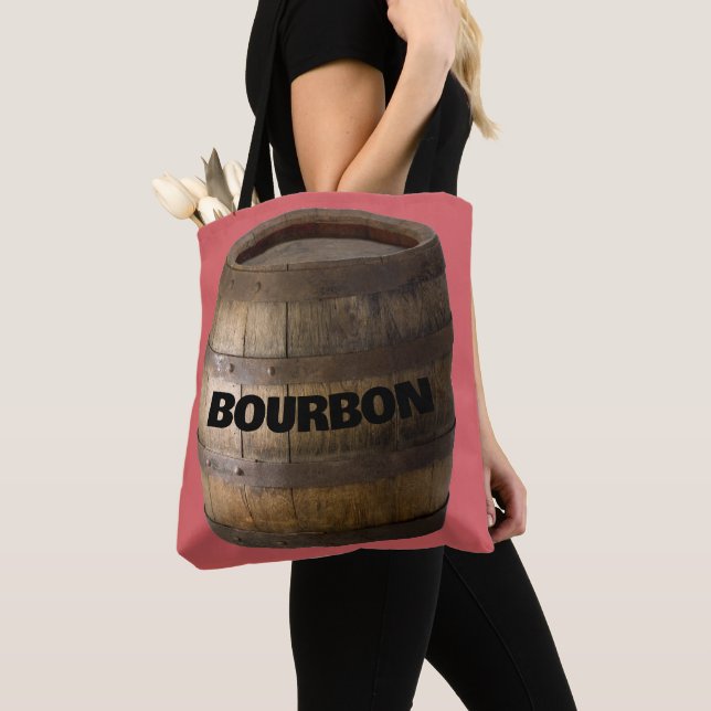 BOURBON TOTE TYGKASSE (Närbild)