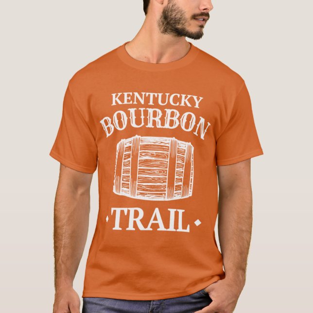 Bourbon Trail Shirt Kentucky Whiskey T Shirt (Framsida)