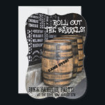 BOURBON WHISKEY BACHELOR PARTY INVITATIONS INBJUDNINGAR<br><div class="desc">LÅTA BORT BARRELS!</div>