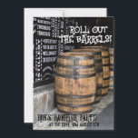 BOURBON WHISKEY BACHELOR PARTY INVITATIONS INBJUDNINGAR<br><div class="desc">LÅTA BORT BARRELS!</div>