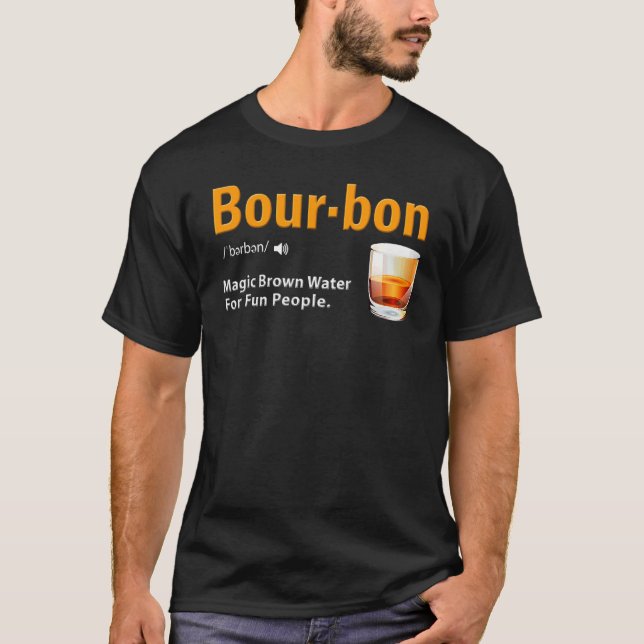 Bourbon Whiskey Bourbon Definition 2 T Shirt (Framsida)