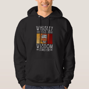 Bourbon Whiskey Går In Visdom Kommer Ut  1 Hoodie
