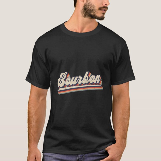 Bourbon Whisky Whiskey T Shirt (Framsida)