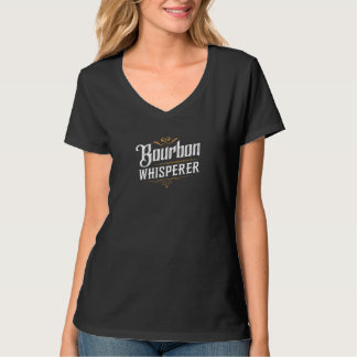 Bourbon Whisperer Funny Whiskey T Shirt