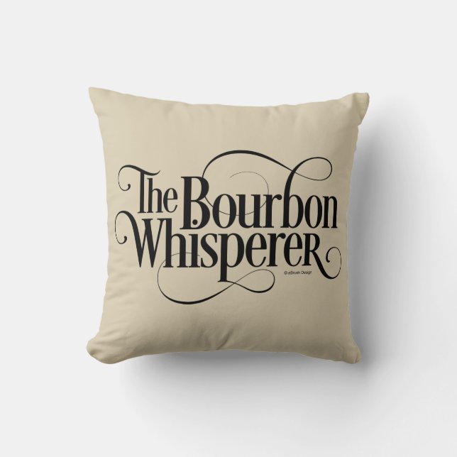 Bourbon Whisperer Kudde (Framsida)