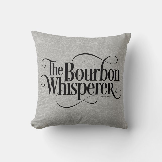 Bourbon Whisperer Kudde (Framsida)