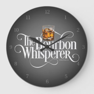 Bourbon Whisperer Large Clock Stor Klocka
