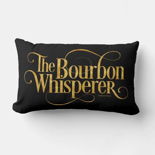 Bourbon Whisperer Lumbarkudde (Framsida)
