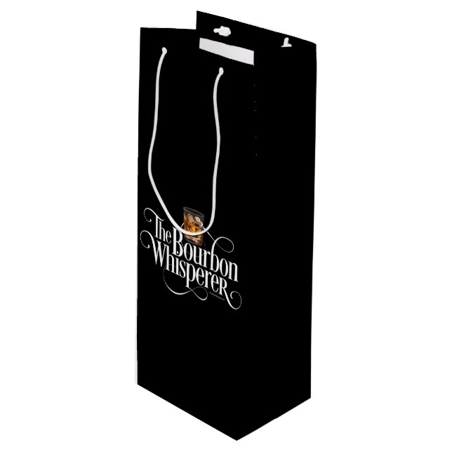 Bourbon Whisperer Vin Gift Bag (Framsidan Vinklad)