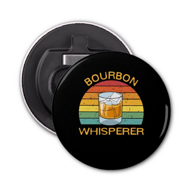 Bourbon Whisperer Whiskey Bourbon Drinking Gift Flasköppnare (Framsidan)