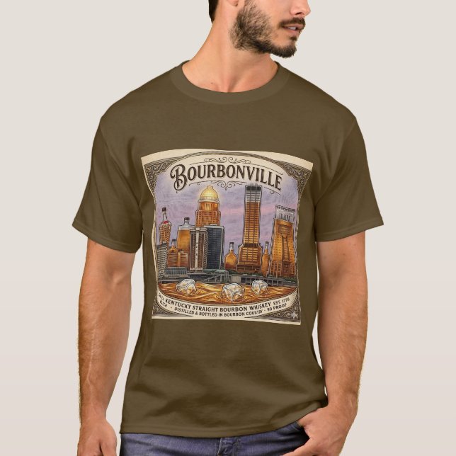 Bourbonville T Shirt (Framsida)