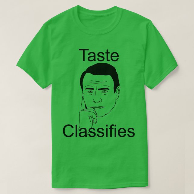 Bourdieu Citote 2 Philosophy Sociology Teacher T Shirt (Design framsida)