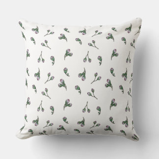 Bourgeon de Fleur - Rose et vert - Motif floral dé Kudde