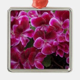 Bourgogne Geranium Julgransprydnad Metall